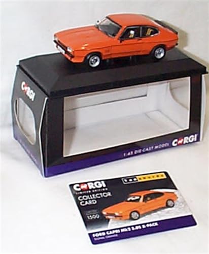 Corgi Vanguards F0RD Capri Mk2 Signal Orange vehicle 1:43 scale diecast model