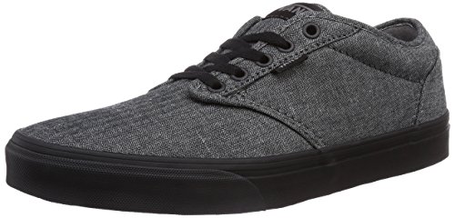 Image of Vans Atwood, Men's Low-Top Sneakers, Textile Black /Cordovan, 6.5 UK (40 EU)