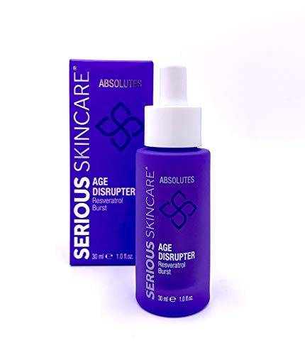 Serious Skincare Absolutes Age Disrupter Serum with Resveratrol for Smooth & Radiant Skin | Resveratrol & Grape Skin Stem Cells | Facial Serum | 1-Pack, 1 Oz.