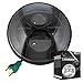 Eagle Lights Black 7" Round Harley LED Projection Daymaker Headlight for Harley Davidson Motorcycles