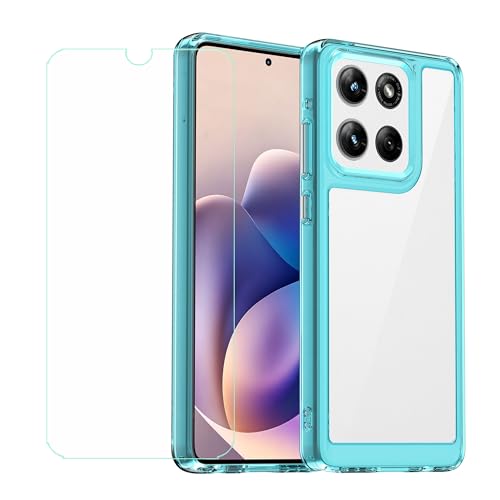 LCEHTOGYE �K�p Motorola Moto G Stylus 2025 �p�J�o�[+ HD�����K���X�A�V�F��TPU�o���p�[�ی�o�b�N�P�[�X�p�X�N���b�`�h�~�X�N���[���v���e�N�^�[-(6,7")-MFXC-��2