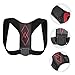 Mikinona Invisible Adjustable Posture Corrector Back Brace for Hunchback Correction PU Leather and Nylon Durable Belt Suitable for Adults and Indoor and Outdoor Use