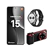 Xiaomi 15 Ultra Smartphone, 16+512GB, Argento, Lenti Leica Summilux, Sensore principale da 1 pollice, 200MP, Batteria da 5.410mAh, HyperCharge da 90W, HyperAI + Watch S4 & Photography Kit