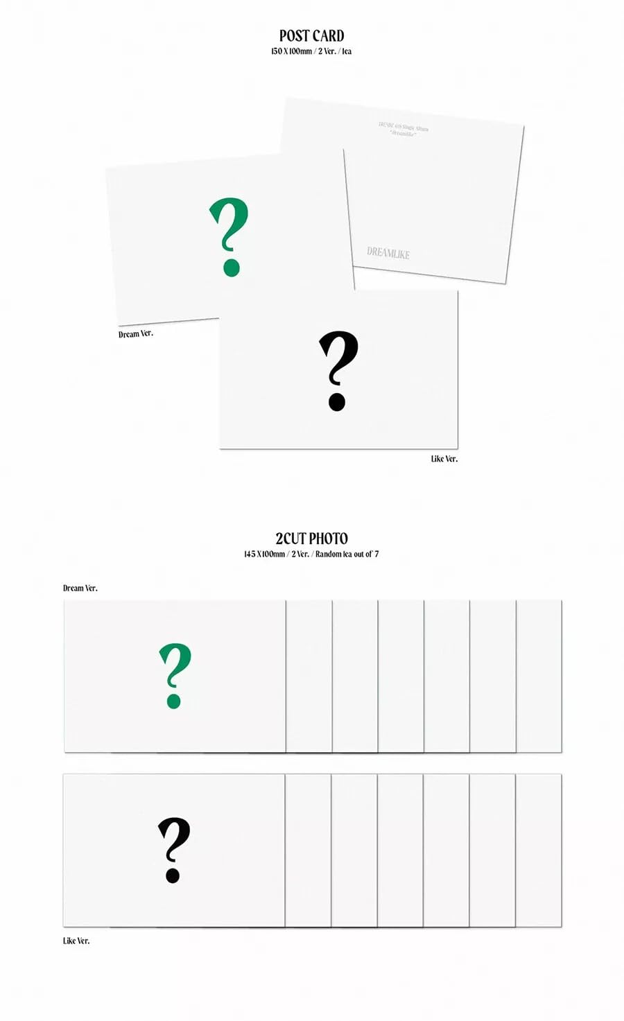 TRENDZ DREAMLIKE 4th Single Album (DREAM + LIKE - 2 Ver Set.) K-POP SEALED