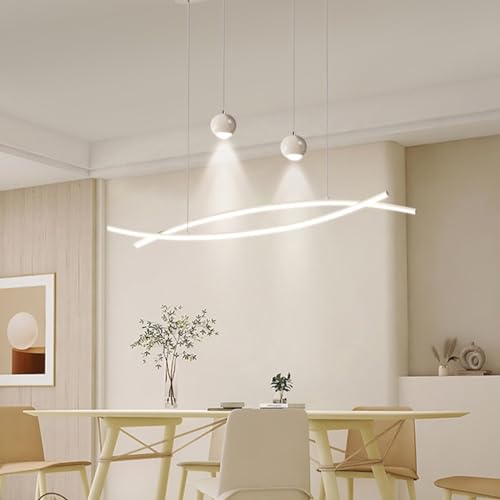 Suspension LED linéaire blanche à intensité variable contre l'éblouissement
