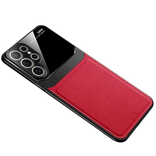 Étui en cuir pour Samsung Galaxy S25 Plus coque fine antichoc minimaliste S25plus