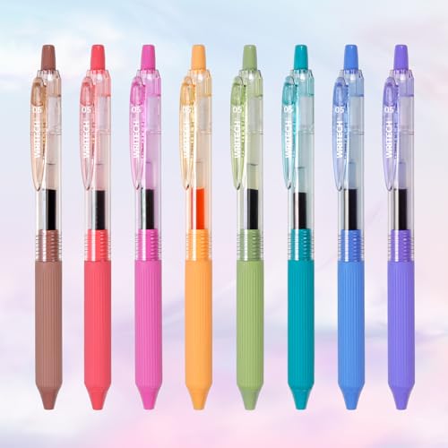 Set de bolígrafos gel WRITECH 0.5mm multicolor y negro miniatura 6