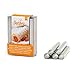 Decora Confezione Stampi cannoli mignon, ø 1,3 x 8 h cm, in acciaio inox, Confezione da 10 pezzi