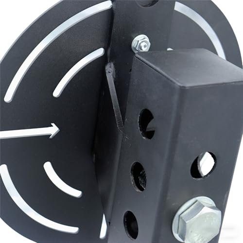 Metal Double Wall Ball Target with Extension Medicine Ball Target Rack Mounted Power Cage Attachments for Strength Endurance Arm Triceps Biceps Workouts by MARLANG - Image 4