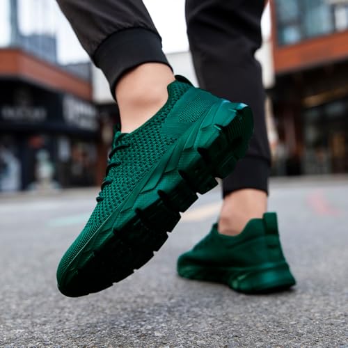 Image of YITUHIO Mens Running Shoes Fashion Sneakers Tennis Walking Shoes Lightweight Athletic Gym Workout Shoes