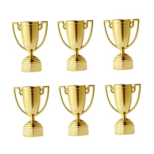 LIOOBO 6 Peças Crianças Troféus De Plástico Troféus Vencedores Troféus Aprendizagem Precoce Troféus