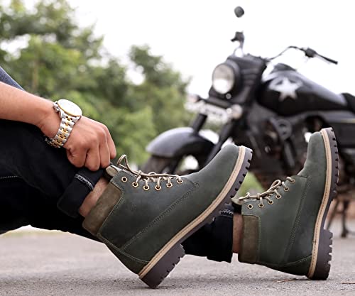 Image of Bacca Bucci Men Leather Hiking Boot