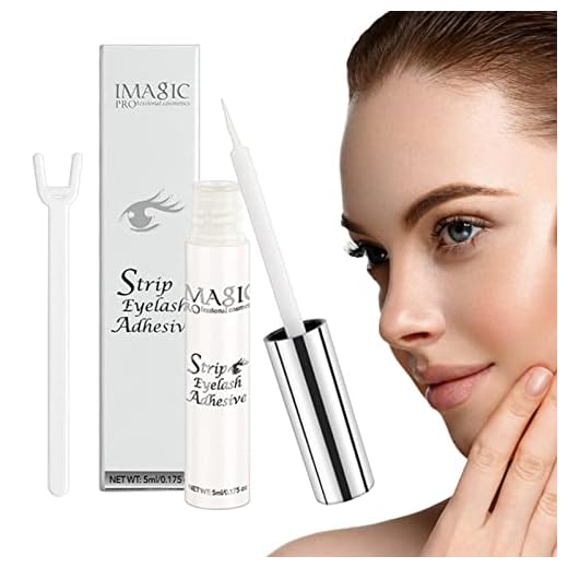 Adesivo de cílios,Cola à prova d'água para cílios postiços - Cola para cílios sem látex forte fixação adesivo para cílios postiços seguro na pele adequado para olhos sensíveis à prova d'