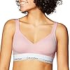Calvin-Klein-Womens-Modern-Cotton-Lightly-Lined-Bralette Calvin Klein Women's Cotton Blend Padded Bralette Sports Bra (QF1654-680-M_Pink_Medium)