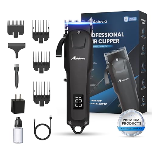 Tondeuse à cheveux professionnelle dotée d'un moteur puissant 7000 tr/min