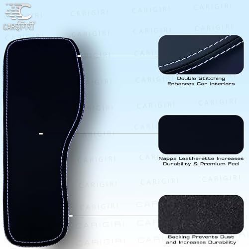 Image of Carigiri OEM Type Big Size Armrest For Tata Nexon /Nexon Ev /Nexon Facelift 2023 /Punch Ev Adventure (Double Stitching,Nappa Leatherette)(All Models & Variants) (Big)