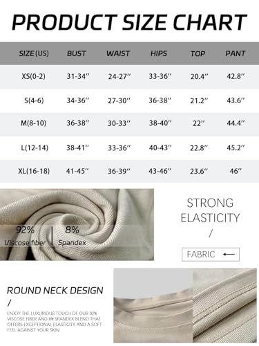 Image of ZFLM Casual Workout Two Piece Outfits for Women Short Sleeve Crop High Waist Foldover Flare Pants Tracksuit Sets Streetwear