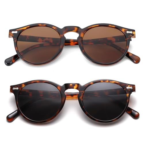 Image of Gleyemor Kids Polarized Cute Round Sunglasses for Kids Girls Boys Age 3-8