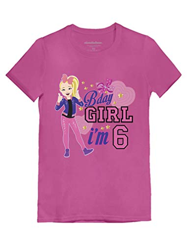 Tstars JoJo Siwa Birthday Girl Shirt Gifts for Girls Bday 5th 6th Party Kids T-Shirt Bday Girl I'm 6
