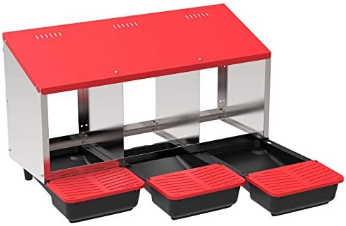 3 Bay Poultry Nest Box for Chicken House