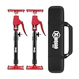 XINQIAO Cabinet Jacks for Installing Cabinets, Light Duty Third Hand Tools Adjustable Support Pole from 15.7 in to 27.6 in, 2 PCS