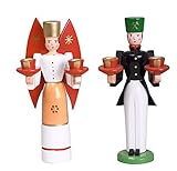 Kerzenhalter, hergestellt aus Naturholz, gefertigt in traditioneller Handwerkskunst