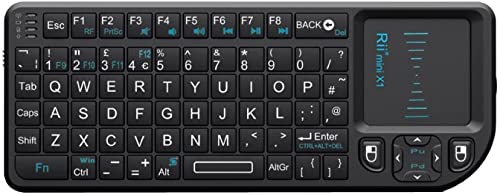 Rii K01X1 2.4 GHz Mini Wireless Keyboard with Mouse Touchpad Remote Control KODI XMBC Remote