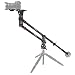 Papaler VM-301A 82.7"/210cm Aluminum Camera Mini Jib Crane with Counterweight,360 Degree Pan Ball Head,Bowl for 75~100mm Tripod Head and Quick Release Plate Adapter, Max.load to 8 kg/17.6 pounds