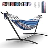 EveryFun Double Hammock with Steel Stand