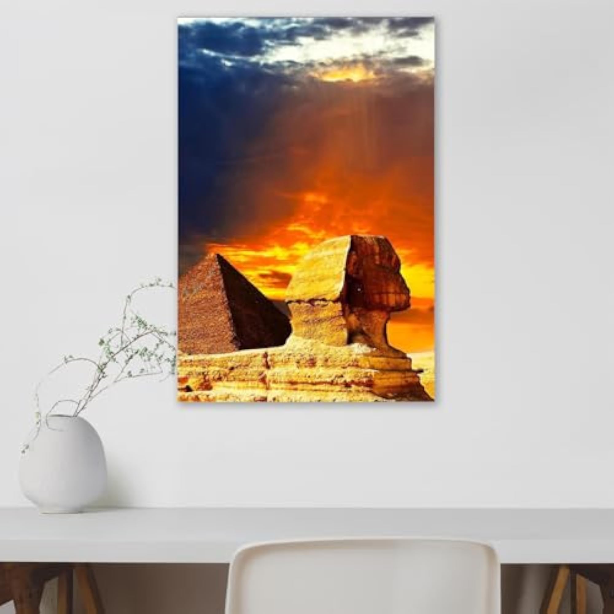 Great Sphinx & The Pyramids Peel & Stick Vinyl Wall Sticker