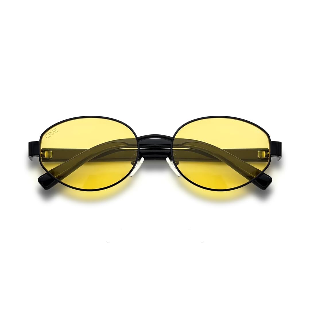 PIXEL By Shikhar Dhawan | Unisex Oval Sunglasses | Stylish Frame | UV400 Protection | Lemon Tinted Lens | Medium Fit | Bold Fashion Design-image-6