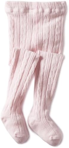 Jefferies Socks Girls 2-6X Cable Tight, Pink, 4-6 Years