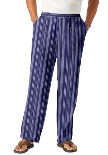 KingSize Men's Big & Tall Elastic Waist Gauze Cotton Pants