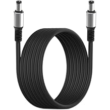 DC 5.5x2.1mm Male to Male Aluminum Alloy Extension Cord, Power Adapter Cable, for LED Strip, Surveillance Camera, CCTV Security Camera, LED Display, IP Camera, DVR, Router