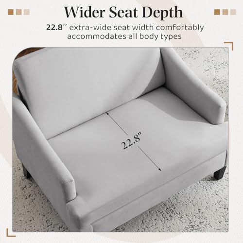 Sillón moderno gris de una plaza con cojines miniatura 7