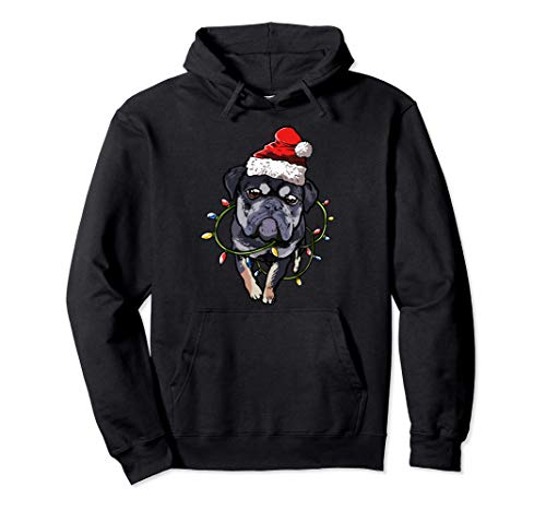 Bulldog Inglese Natale Regalo X-Mas Costume Amore Per I Cani Felpa con Cappuccio