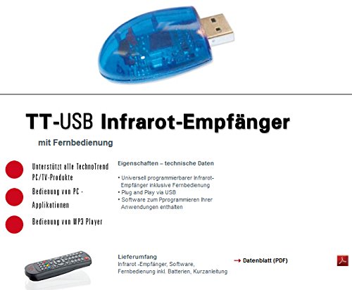 Preisvergleich Produktbild TechnoTrend USB Fernbedienung Empfänger Kit