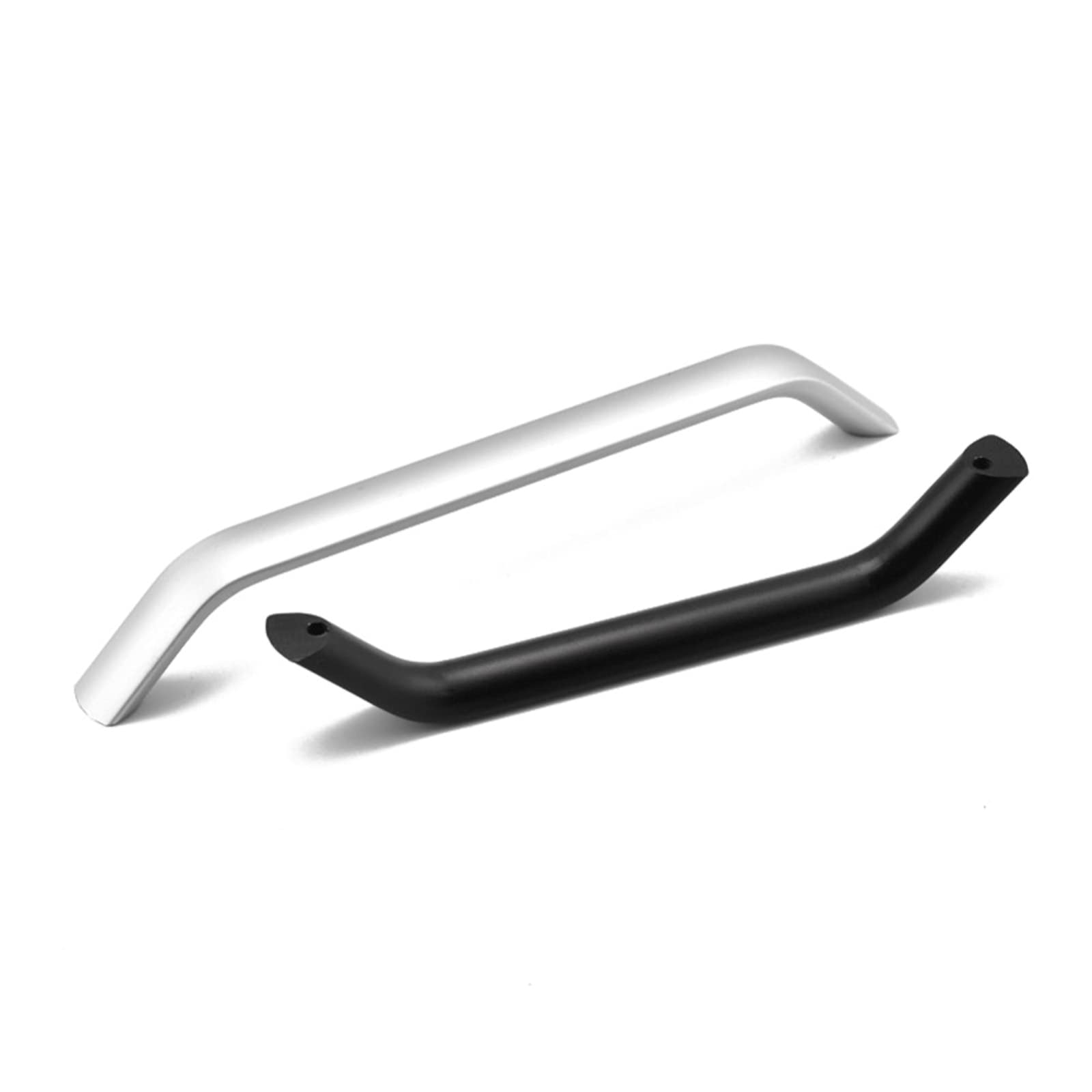 Paquete de 10 tiradores modernos de acero inoxidable para cajones, de aleación de aluminio negro, para cocina y puertas (224 mm) y accesorios elegantes para muebles