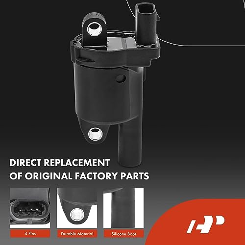 Image of A-Premium Set of 8 Ignition Coil and Spark Plugs | Compatible with Chevrolet Silverado 1500, Silverado 1500 LD, Tahoe, Camaro, Suburban & GMC Sierra 1500, Yukon & Cadillac