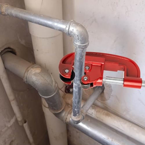 1/8-2"Heavy Duty Pipe Cutter With an Extra Blade,Rigid Pipe Cutters,Metal Pipe Cutter Tool,Metal Tube Cutter Cuts Up to Galvanized Pipe,Copper, and Iron Pipe - Image 6