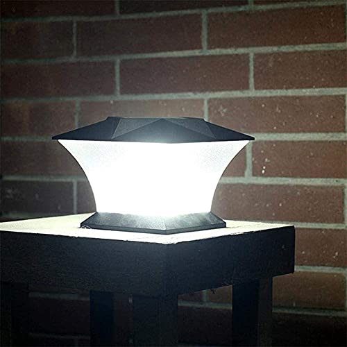 Lampes Solaires Exterieures Jardin KMVIZI LED Super Lumineuse Lampe Solaire Pilier - Applique murale d'extérieur à énergie solaire Lumières Étanche Jardin Extérieur,pour Portail,Jardin, véranda,Maison