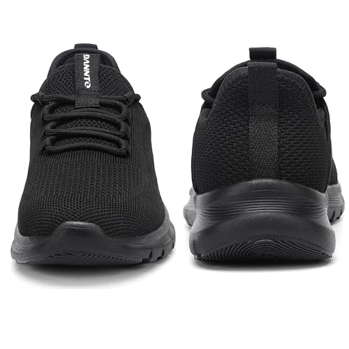 Image of Dannto Women's Running Shoes Hands-Free Slip On Breathable Knit Walking Sneakers Non-Slip for Work Gym & Casual