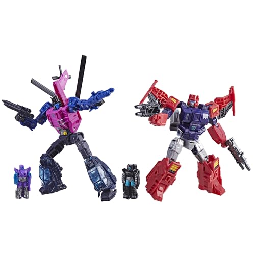 Transformers Wreck ‘n Doom Collection Topspin vs Spinister, verwandelbare Action-Figuren im 2er-Pack