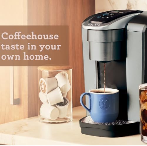 Keurig K-Elite Single Serve K-Cup Pod Coffee Maker, with Strength and Temperature Control, Iced Coffee Capability, 8 to 12oz Brew Size, Programmable, Brushed Silver — view 11