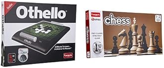 Funskool Othello & Games Chess Set, Black and White,8+ Years