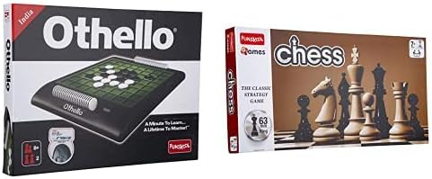 Funskool Othello & Games Chess Set, Black and White,8+ Years
