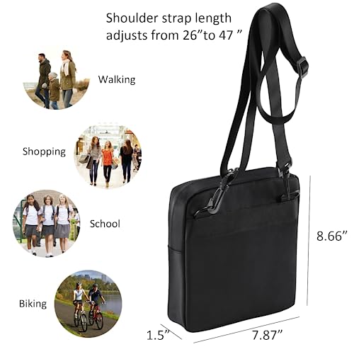 Di Sheng Mini Crossbody Bag Small Shoulder Bag For Men, Water Resistant Satchel Bag, Mini Bag For Men Women Travel Work Business Office #TOP6