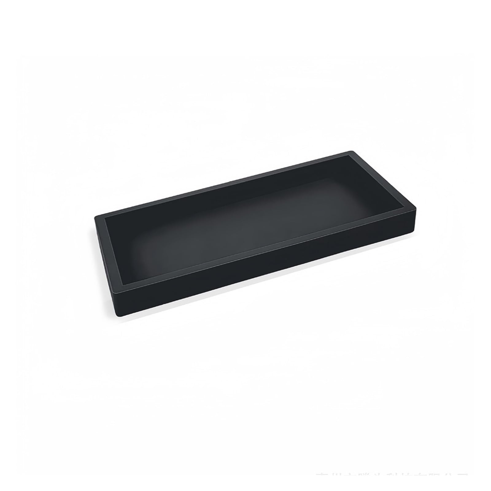 2Pcs Thickened Bathroom Rectangular Silicone Tray