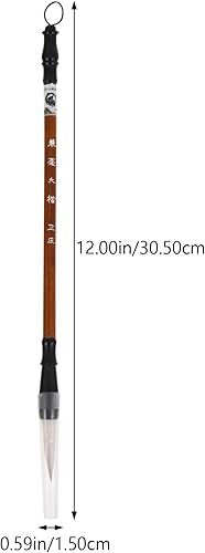 Miniatura 7 de TOYANDONA 9 unids pincel de agua chino pluma tinta color pincel chino japonés caligrafía pluma para principiantes pintura dibujo pluma suministros