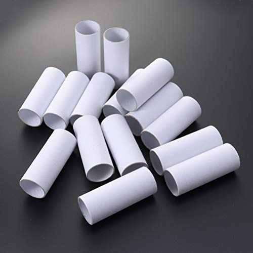 Healifty 10Pcs White Cardboard Tubes 6.00X1.57 Inch Craft Tubes for Drawing DIY Art Projects Recyclable Paper Tubes for Storage and Painting - Image 2